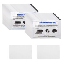 CR80-Kartenleser-Reinigungskarten, 50 StüCk Doppelseitiger Kartenleser-Reiniger, POS-Swipe-Terminal-Reinigungskarten