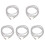 10Pcs Silver Rhinestone Shoe Laces Durable Decorative Drawstring Cords 4
