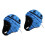 2Pcs Blue Goalkeeper Rugby Protective Cap Breathable Durable 9