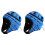 2Pcs Blue Goalkeeper Rugby Protective Cap Breathable Durable 7