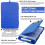 Clip Board Organizer Clipboards with Storage Nursing Clipboard Foldable File Folder Plastic Clipboard () 3