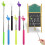 6 PCS Pointer Stick for Classroom, Teacher Pointer, Retractable Stick for Classroom Whiteboards 2