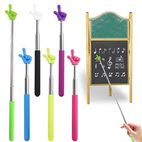6 PCS Pointer Stick for Classroom, Teacher Pointer, Retractable Stick for Classroom Whiteboards 1