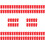 100St Rood Peg Hook Lock Plastic Anti-Diefstal Voor Winkeldisplay 5