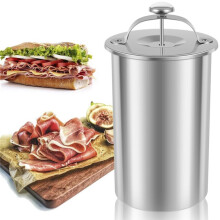 Meat Press Cooker 304Stainless Steel Ham Press Maker Multifunctional Round Shape Homemade Deli Meat Press Machine
