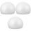 3Pcs Compact White Foam Cake Dummies Lightweight for Party and Wedding 4