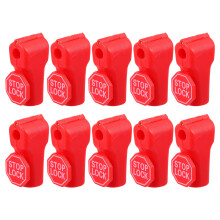 100St Rood Peg Hook Lock Plastic Anti-Diefstal Voor Winkeldisplay