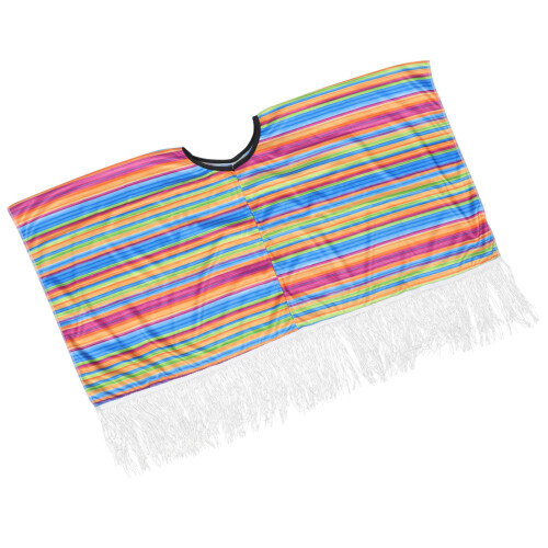 2Pcs Kids Bathrobe Multi-Color Hot Spring Cloak with Fun Tassels