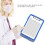 Clip Board Organizer Clipboards with Storage Nursing Clipboard Foldable File Folder Plastic Clipboard () 5