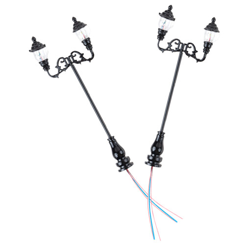 6Pcs Mini Street Lamp Model Ornamental Micro Landscape Decor 1