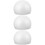 3Pcs Compact White Foam Cake Dummies Lightweight for Party and Wedding 7