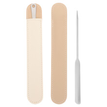 2Sets Koreaanse Make-Up Spatula Roestvrijstaal Voor Foundation Mixen
