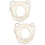 2St Beige Parel Bag Chain Ketting Handtas Vervanging 8