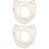 2St Beige Parel Bag Chain Ketting Handtas Vervanging 6