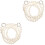 2St Beige Parel Bag Chain Ketting Handtas Vervanging 4