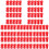100St Rood Peg Hook Lock Plastic Anti-Diefstal Voor Winkeldisplay 11