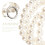 2St Beige Parel Bag Chain Ketting Handtas Vervanging 9
