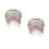 2Pcs Kids Bathrobe Multi-Color Hot Spring Cloak with Fun Tassels 6