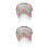 2Pcs Kids Bathrobe Multi-Color Hot Spring Cloak with Fun Tassels 4