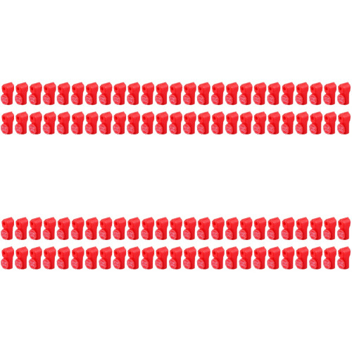 100St Rood Peg Hook Lock Plastic Anti-Diefstal Voor Winkeldisplay 2
