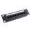 CAT6 8  Patch Panel Rack Network 6.89 Inch 1U Rack Mount with RJ45 Socket for Household Distribution Frame 6