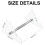 Keyboard Display Stand, 1 Tier Transparent Acrylic Keyboard Stand, Mechanical Keyboard Display Stand, Gaming Keyboards 6