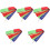 5Pcs Assorted Color Kite Tail Streamers for Flying Kites and Rc Drones 5