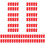 100St Rood Peg Hook Lock Plastic Anti-Diefstal Voor Winkeldisplay 10