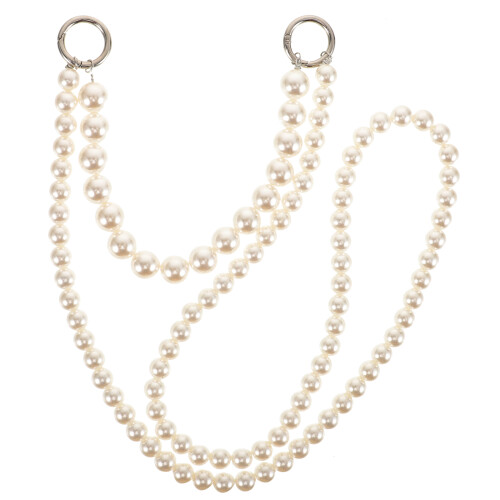 2St Beige Parel Bag Chain Ketting Handtas Vervanging 1