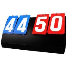 2St PVC Scorebord Met Flip Design Voor Basketbal En Tennis, Kleurrijk