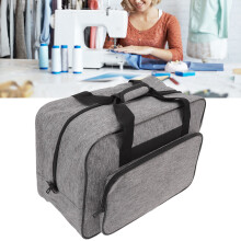 Tragbare Leinwand-Nähmaschinen-Aufbewahrungstasche 46x23x31cm Schwarz