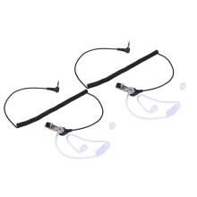 Hearing Protection Earpiece With Sound Pressure Certification And Covert Surveillance Headset Featuring Hands Free Communication And Acoustic Coil Tub