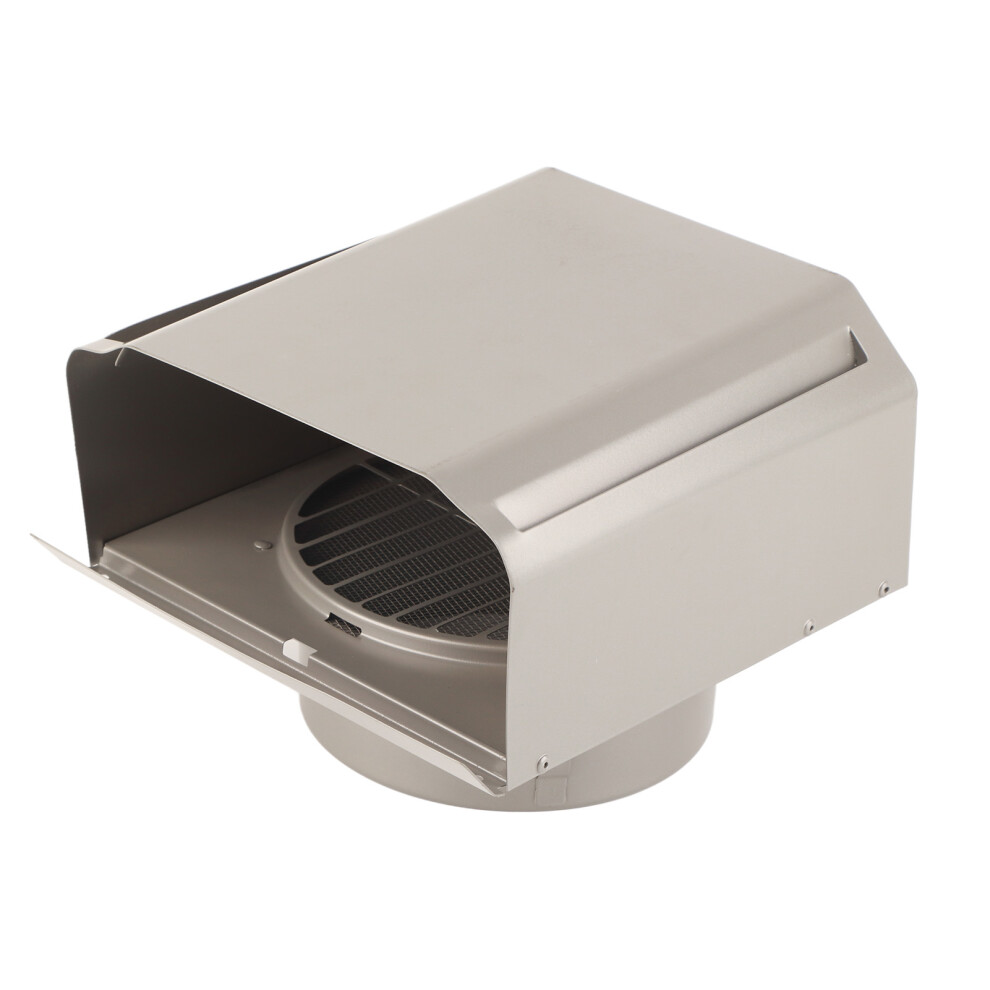 Stainless Steel Wall Vent Cap 150Mm For Exhaust & Range Hood Gray 6931378333817