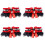 8St Fijne Kanten Legbanden Bruid Elastisch Multicolor Met 7