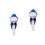 2St Wit Plastic Cartoon Kinder Douchekop Walvisvorm En Stevig 4