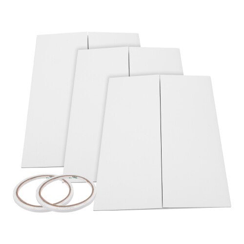 3Sets Papierkarton Tri Fold Poster Board Wit Voor Presentatie Gebruik
