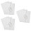 3Sets Papierkarton Tri Fold Poster Board Wit Voor Presentatie Gebruik 8