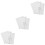 3Sets Papierkarton Tri Fold Poster Board Wit Voor Presentatie Gebruik 6