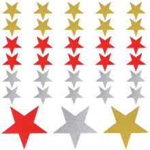 30St Decoratieve Papieren Vijfpuntster Voor School En Kinderfeestjes