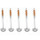 5St Slotted Spaghetti Rvs En Hittebestendig 10