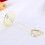 20Pcs Golden Metal Message Clips Durable Multi-Function Memo Holders 3