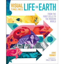 Visual Timelines Life on Earth by Anne Rooney Hardcover Book
