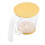 Flour Sifter with Lid for Baking, Plastic Manual Sifter for Cakes with Precise Portion Control 1