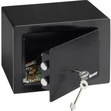 Cassa forte BURG-WÄCHTER Favor S1 K - Serratura a chiave doppio pannetto - Nera - 6,6 L - 4 kg