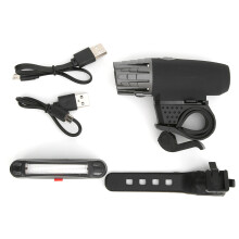 Lumină de bicicletă cu LED-uri cu moduri multiple, faruri față și spate, set de lumini pentru biciclete, super luminoase, impermeabile,