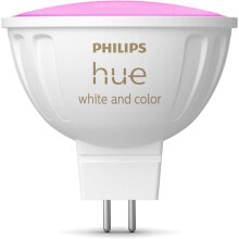 Connected bulb - PHILIPS HUE - MR16 - White and colored light - Bluetooth compatible - Works with App and voice