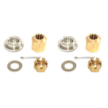 2X Parte del Motore Della Barca per Perno di Bloccaggio del Distanziatore del Dado 'Elica Fuoribordo per A 2 Tempi 30 6L2-45987-01