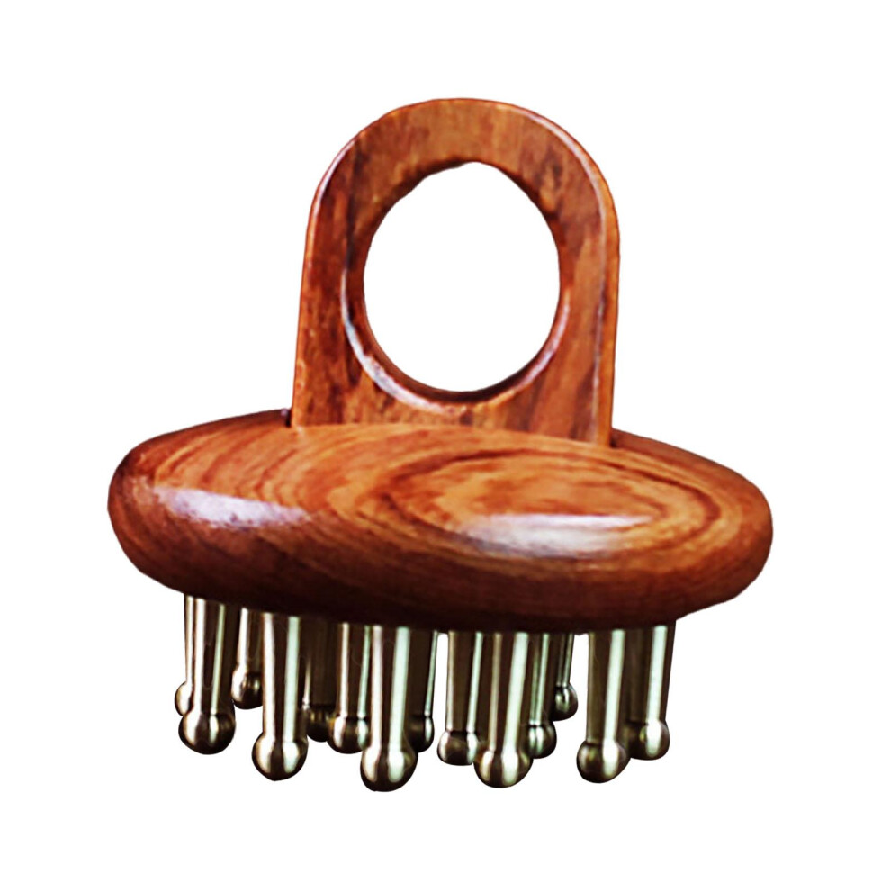 Wood Scalp Massage Brush Guasha Scraping Brush for Neck Arms Body Cont