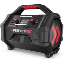 Radio de Chantier - PERFECTPRO - ROCKTAGON 18V - Multi-batterie - Fonction Radio - Qualité sonore exceptionnelle