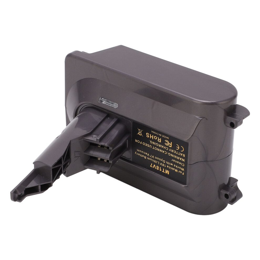 Lithium Battery To V7 Vacuum Adapter For 18V Lithium Battery, Abs Material 9331373323221